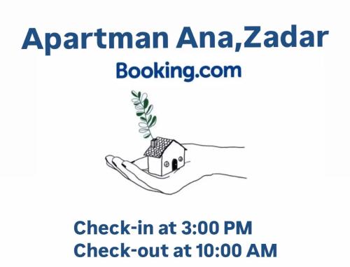 Plan de l'établissement Apartman Ana, Zadar