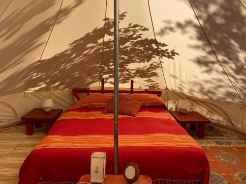 Posteľ alebo postele v izbe v ubytovaní Podere di Maggio - Glamping tent 3