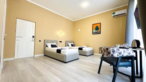 Posezení v ubytování Hotel S & D Hostel