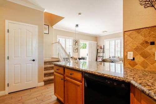 a kitchen with a counter top and a sink at Amazing Gilbert home 3 Bed 2 and half Bath sleeps 8 2 car garage in Gilbert