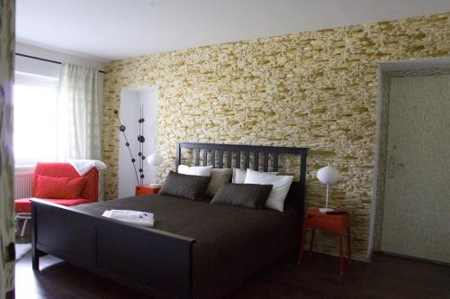 Ένα ή περισσότερα κρεβάτια σε δωμάτιο στο Apartments Centrum