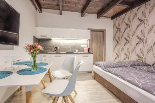 Un lugar para sentarse en Apartmány pod Pálavou