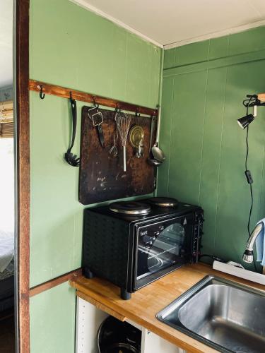 Una cocina o cocineta en Tinyhouse