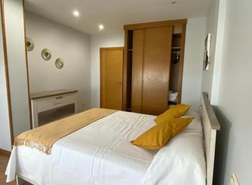 Postel nebo postele na pokoji v ubytování Apartamento Pedra do Timón