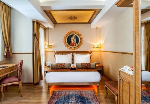 Ein Bett oder Betten in einem Zimmer der Unterkunft Opi Lalla hotel