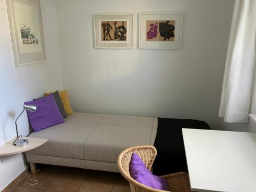 Posezení v ubytování Ferienwohnung Störtebeker