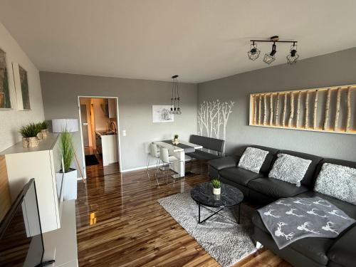 Кухня или мини-кухня в Appartement zur Birke
