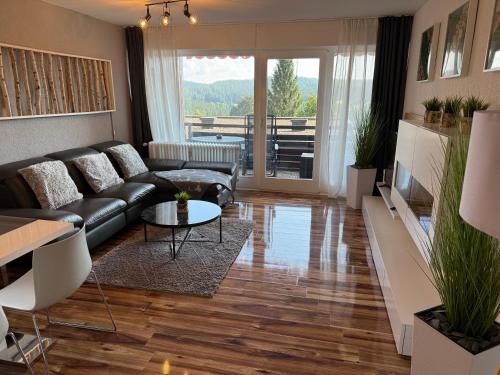 Гостиная зона в Appartement zur Birke