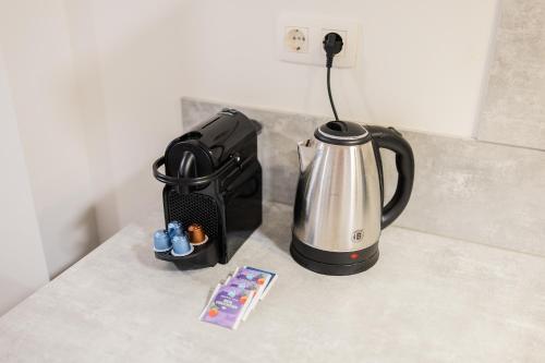 Kemudahan buat kopi dan teh di Prins Hendrikkade