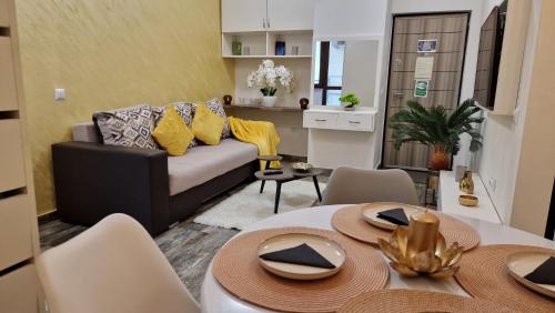 Posezení v ubytování Elite View Loft Palas near the Center