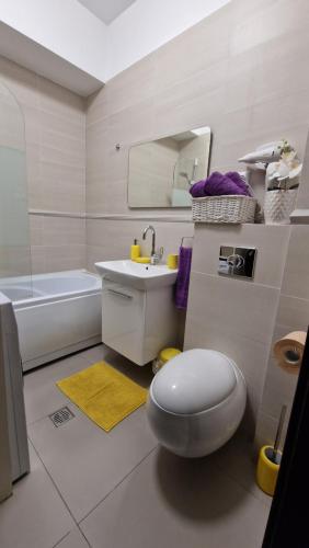 Koupelna v ubytování Elite View Loft Palas near the Center