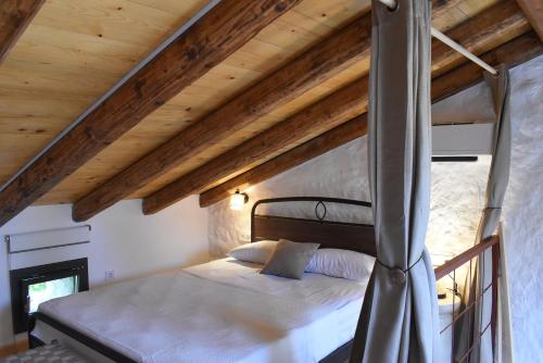 Postel nebo postele na pokoji v ubytování Casa Vrioni