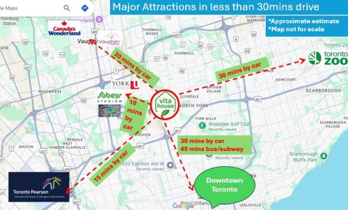 Gambar di galeri bagi Vita House near Rogers Stadium and Yorkdale Shopping Center di Toronto