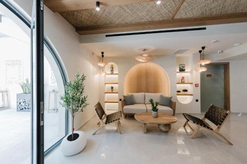 Posezení v ubytování Evexia boutique hotel & Spa