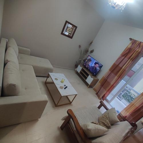Χώρος καθιστικού στο Ioli's apartment