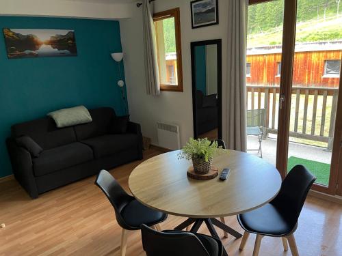 Studio vue piste + parking souterrain privatif inclus