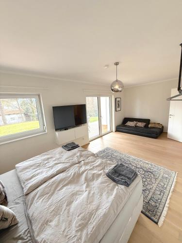 Кровать или кровати в номере Der Stadtwinkel