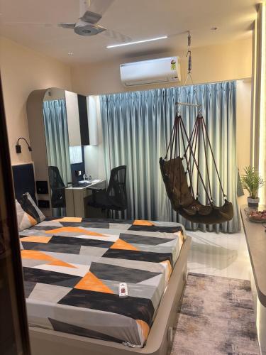 Χώρος καθιστικού στο 2Bhk flat in Kandivali,Mumbai