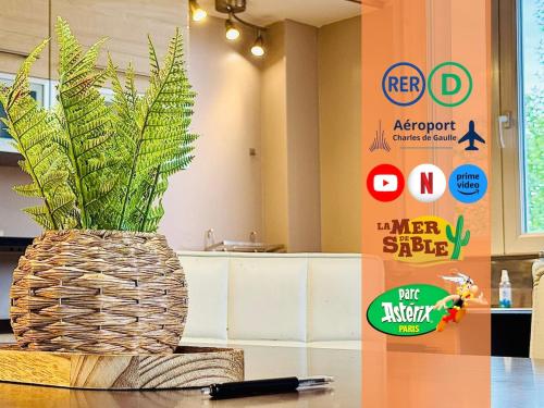 Detente et Confort, proche Gare RER D, CDG, Astérix