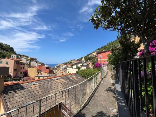 a view from the roof of a house at Locanda Ca Da Iride in Riomaggiore