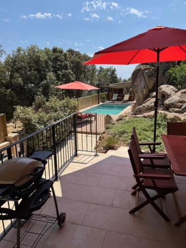 Bel appartement dans Villa avec piscine en Corse du Sud