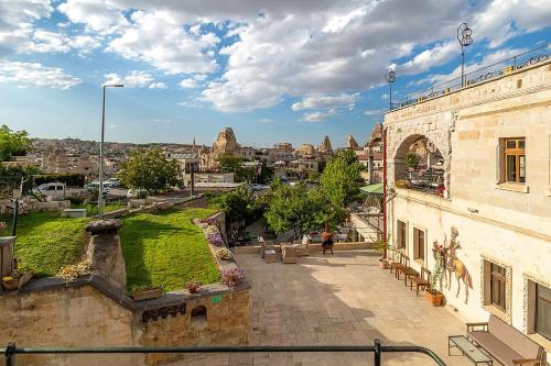 a view of a city from the top of a building at Onur Cave Cappadocia in Goreme