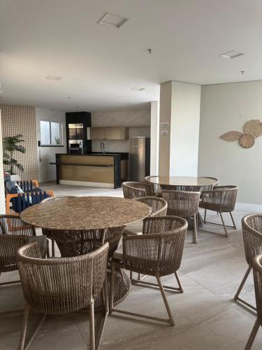 Nhà bếp/bếp nhỏ tại Aquarius Residence Vista Mar