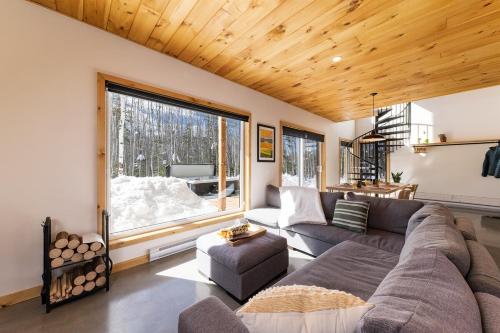 Posezení v ubytování Chalet LUMI