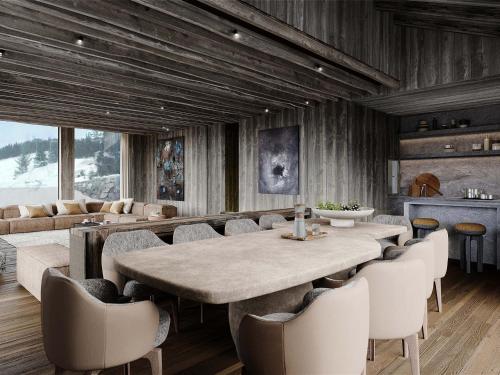 Photo de la galerie de l'établissement Chalet moderne avec spa et piscine à Courchevel 1850 - FR-1-564-146, à Courchevel