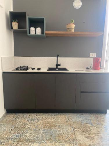 Nhà bếp/bếp nhỏ tại Dimora del Salento Apartment