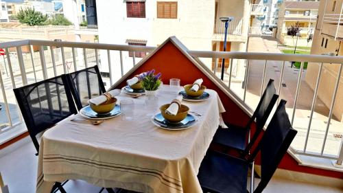 Balkoni atau teres di BRISA I - PLAYA DE MIRAMAR - Alquiler Familias