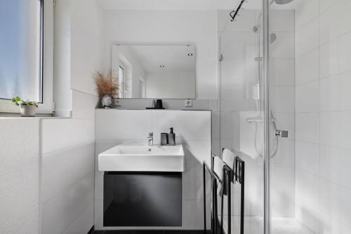 Η κουζίνα ή μικρή κουζίνα στο Ferienhaus Joanna