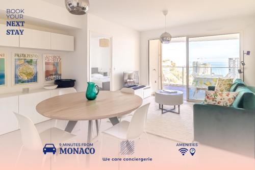Superb New 2-room Apartment -parking Border Monac