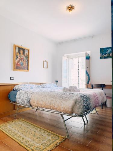Cama o camas de una habitación en Hostel San Mercurio