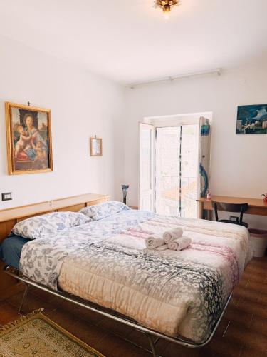 Cama o camas de una habitación en Hostel San Mercurio