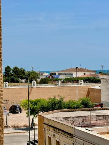 En generel havudsigt eller havudsigten taget fra lejligheden