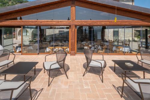 Un restaurante o sitio para comer en Agriturismo Beata Vanna