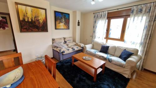 Χώρος καθιστικού στο Apartamento Ría Villaviciosa