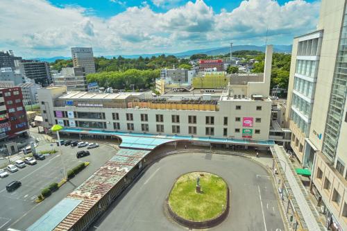 Nespecifikovaný výhled na destinaci Cu nebo výhled na město při pohledu z hotelu