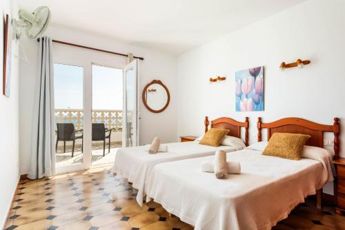 Postel nebo postele na pokoji v ubytování Villa Castellet