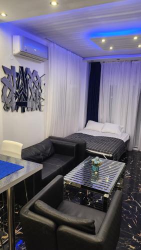 A seating area at TOTANI LUX