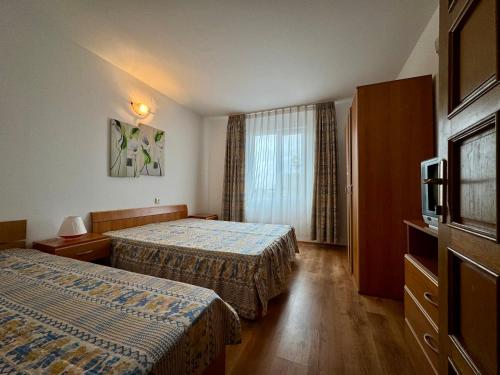Postel nebo postele na pokoji v ubytování Mellys Haus
