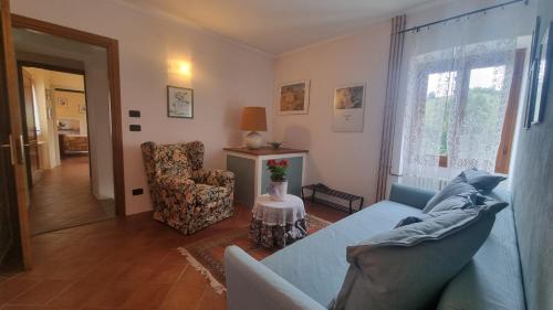 Χώρος καθιστικού στο Agriturismo Cascina Tollu