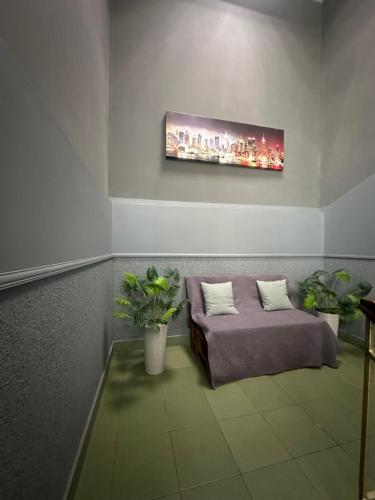 Postel nebo postele na pokoji v ubytování Welcome 24 Mukachevo