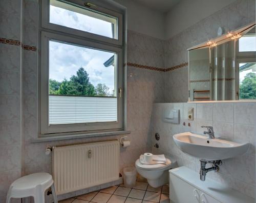 Um banheiro em Villa Lindemann