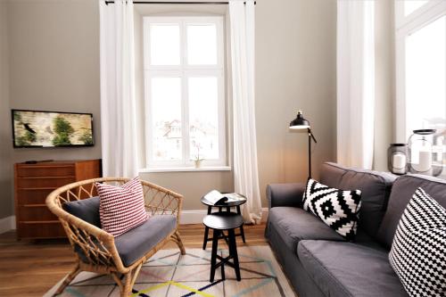 Χώρος καθιστικού στο Brise Villa Ruthenberg App 4