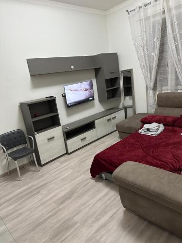 TV a/nebo společenská místnost v ubytování Cataleia