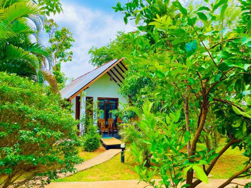 Zahrada ubytování Sungreen Cottage Sigiriya