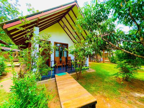 Zahrada ubytování Sungreen Cottage Sigiriya