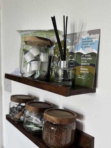 Η κουζίνα ή μικρή κουζίνα στο Gilpin Bridge Inn